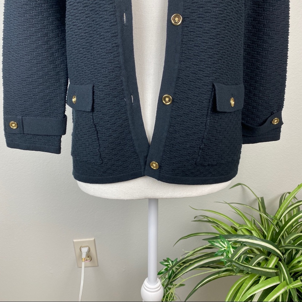 Jones New York Black Button-Up Cardigan Size Small Petite NWOT - Picture 6 of 11